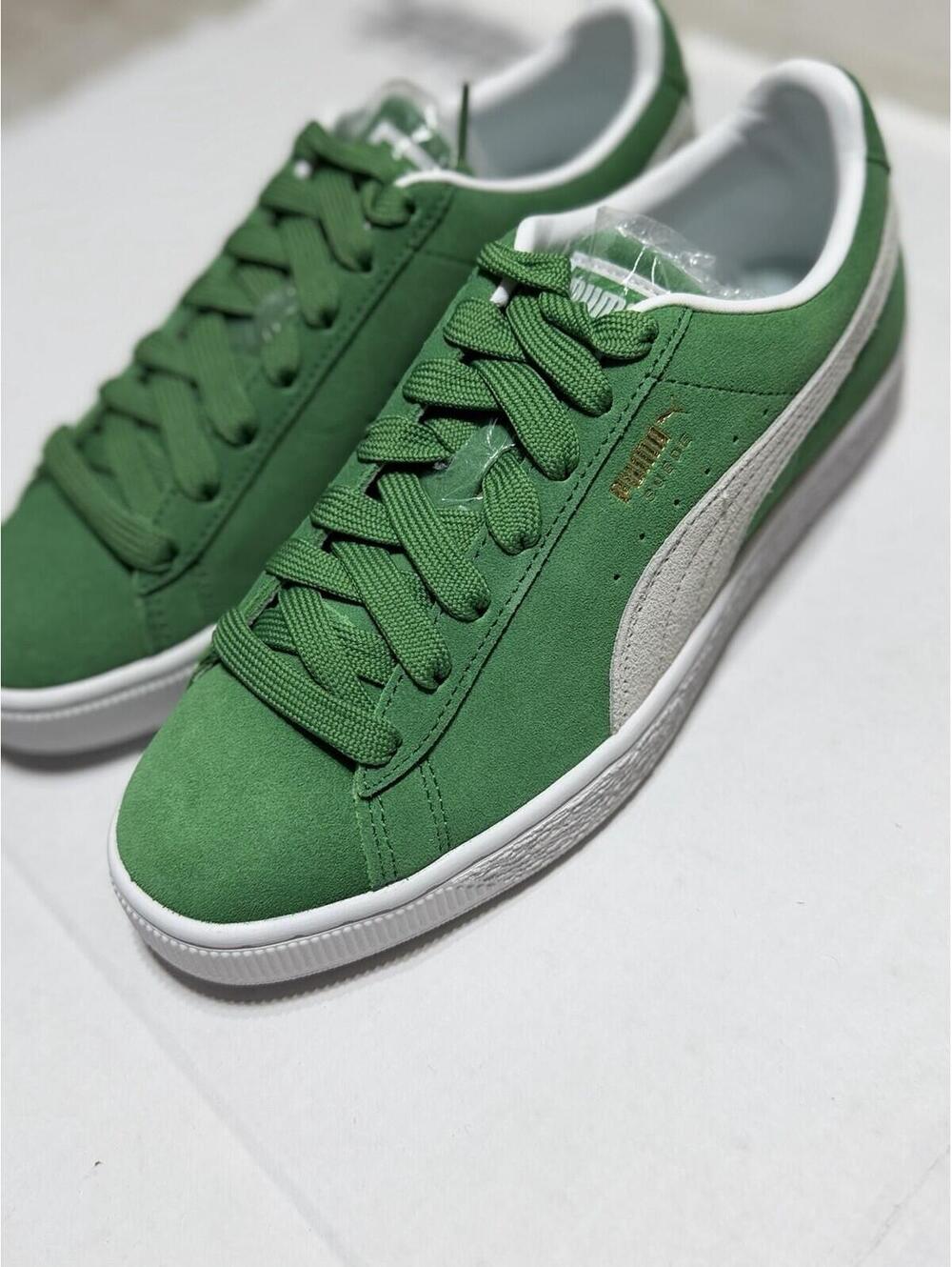 Size 7.5 US Unisex Puma Suede Low Boston Celtics Green White Sneaker NBA Shoes.